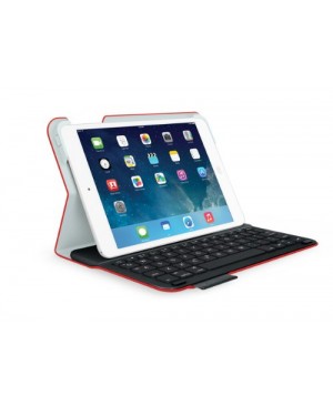 Teclado Aleman Logitech Ultrathin Keyboard Folio for iPad mini y mini 2 RED SYNTH DEU