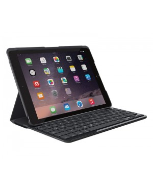 Teclado Logitech Español SLIM FOLIO Bluetooth keyboard for iPad (5th generation) CARBON BLACK ESP BT
