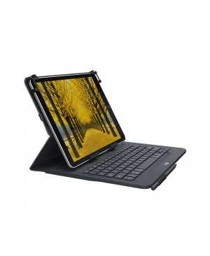Teclado Aleman Logitech Universal Folio with integrated keyboard for 9 10in tablets DEU BT